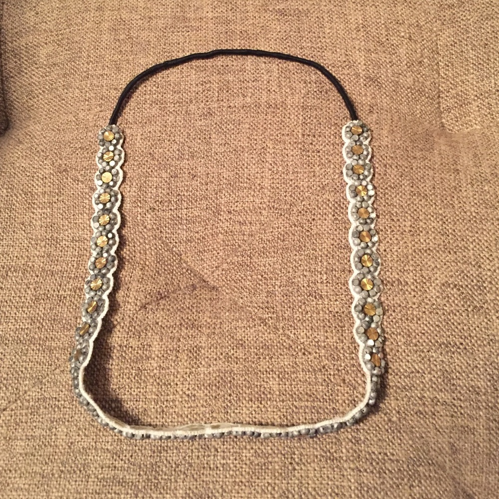 LF Beaded Flower Headband