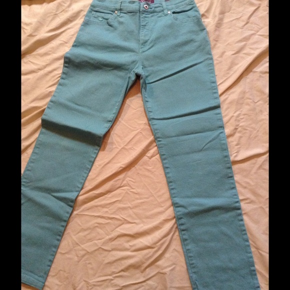 Gloria Vanderbilt Denim - Gloria Vanderbilt Amanda jeans teal size 6