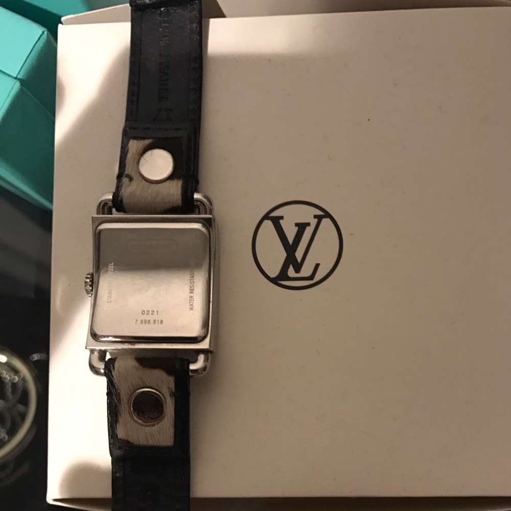 Coach limited edition cow hair watch - Picture 2 of 2