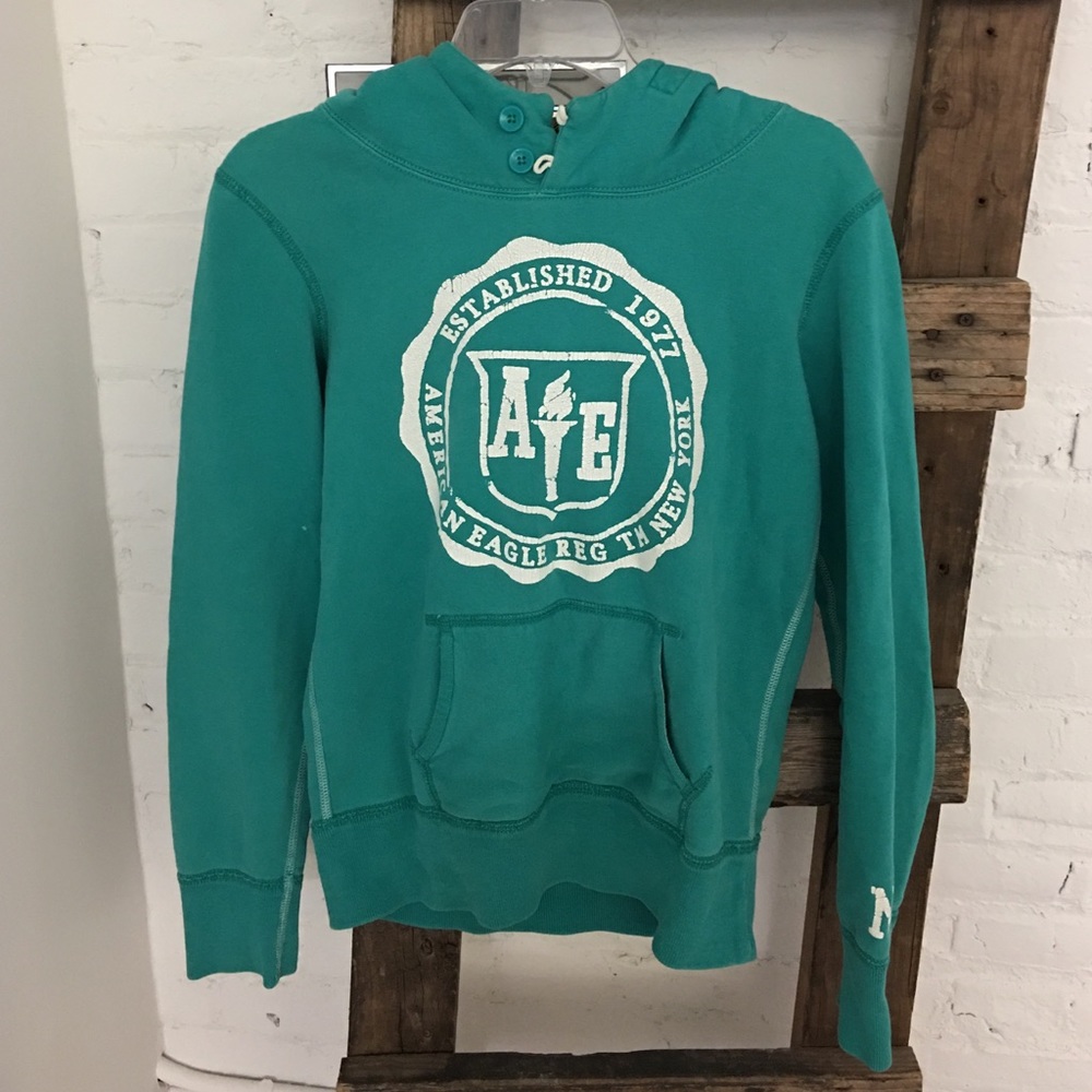 AE Teal hoodie