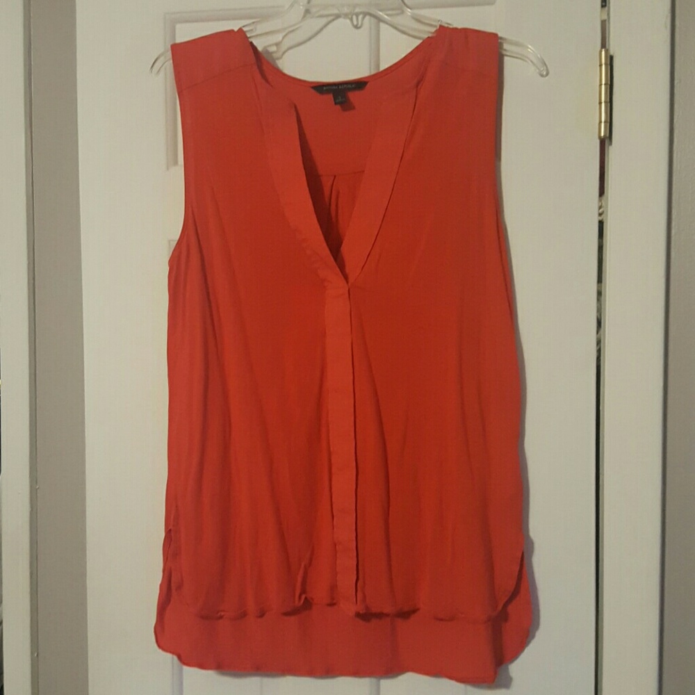 Mixed media tank, size small, by Banana republic