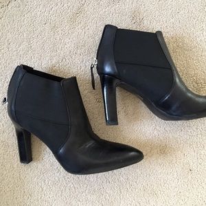 Franco Sarto Black Heeled Booties