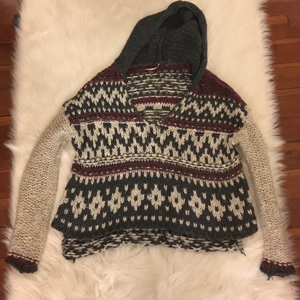 Free people cropped hoodie