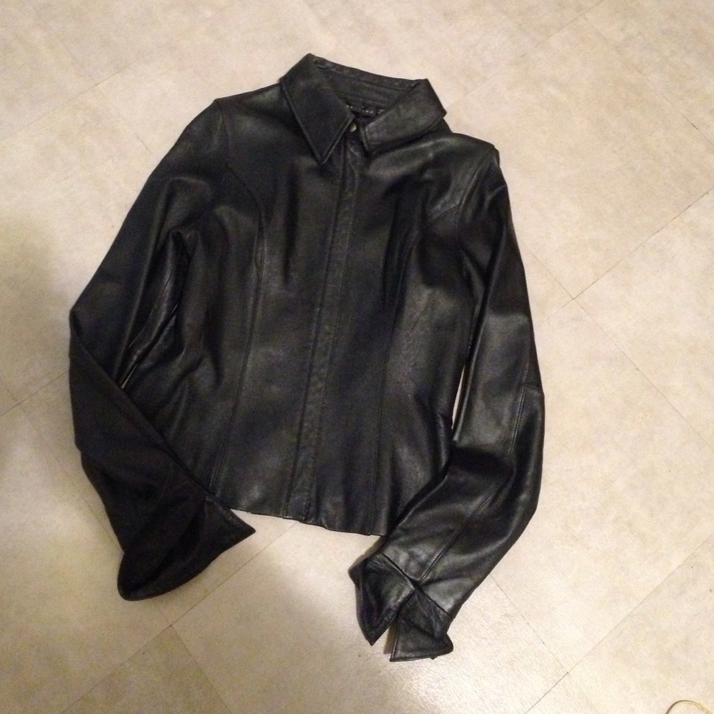 Attention leather jacket💥💥sale