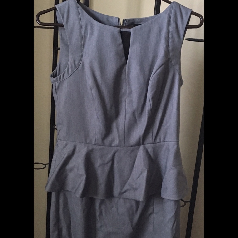 Xoxo grey Peplum Dress