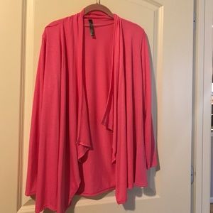 Like New Pink Drape Cardigan