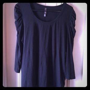 Cute Richard sleeve black tee