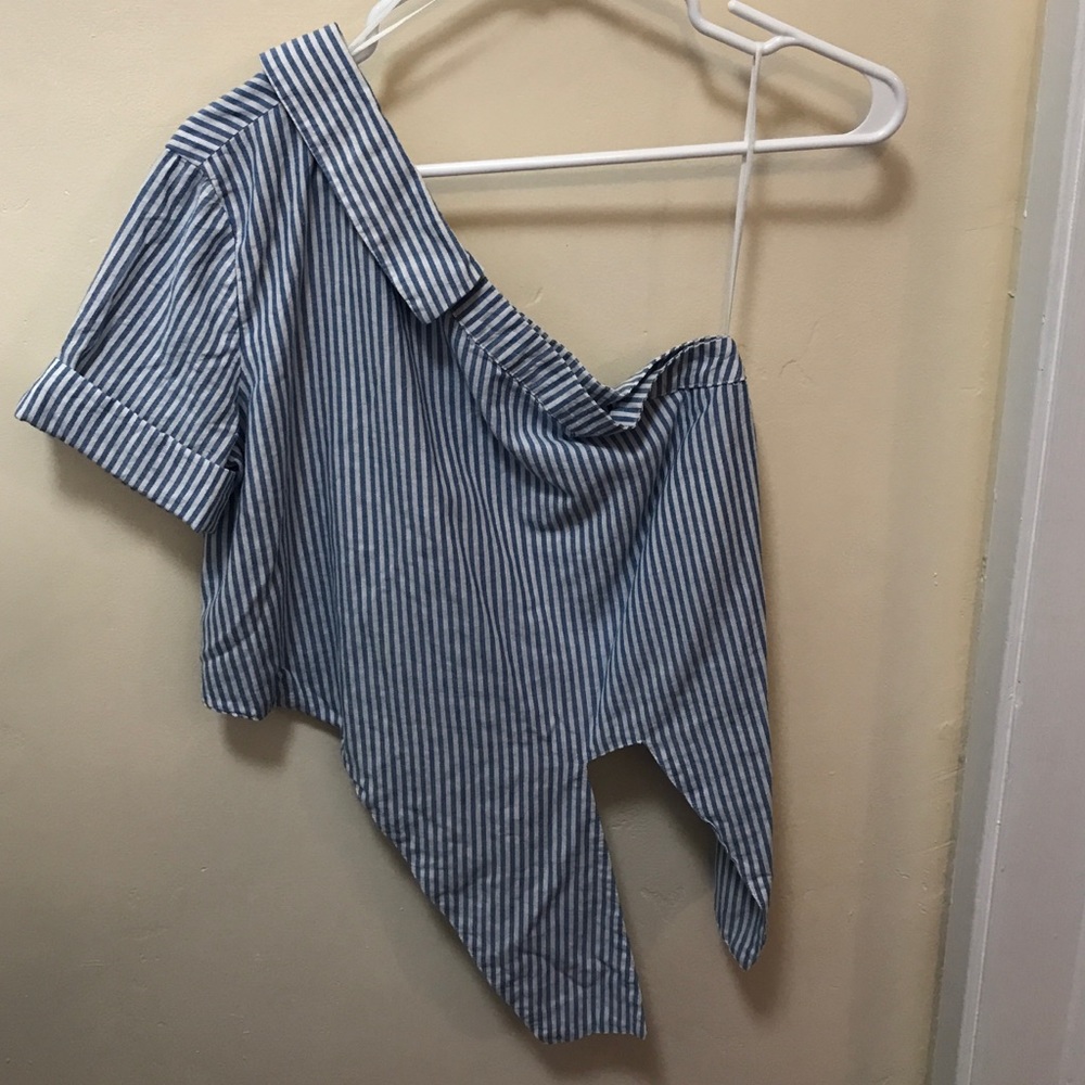 Zara one shoulder top