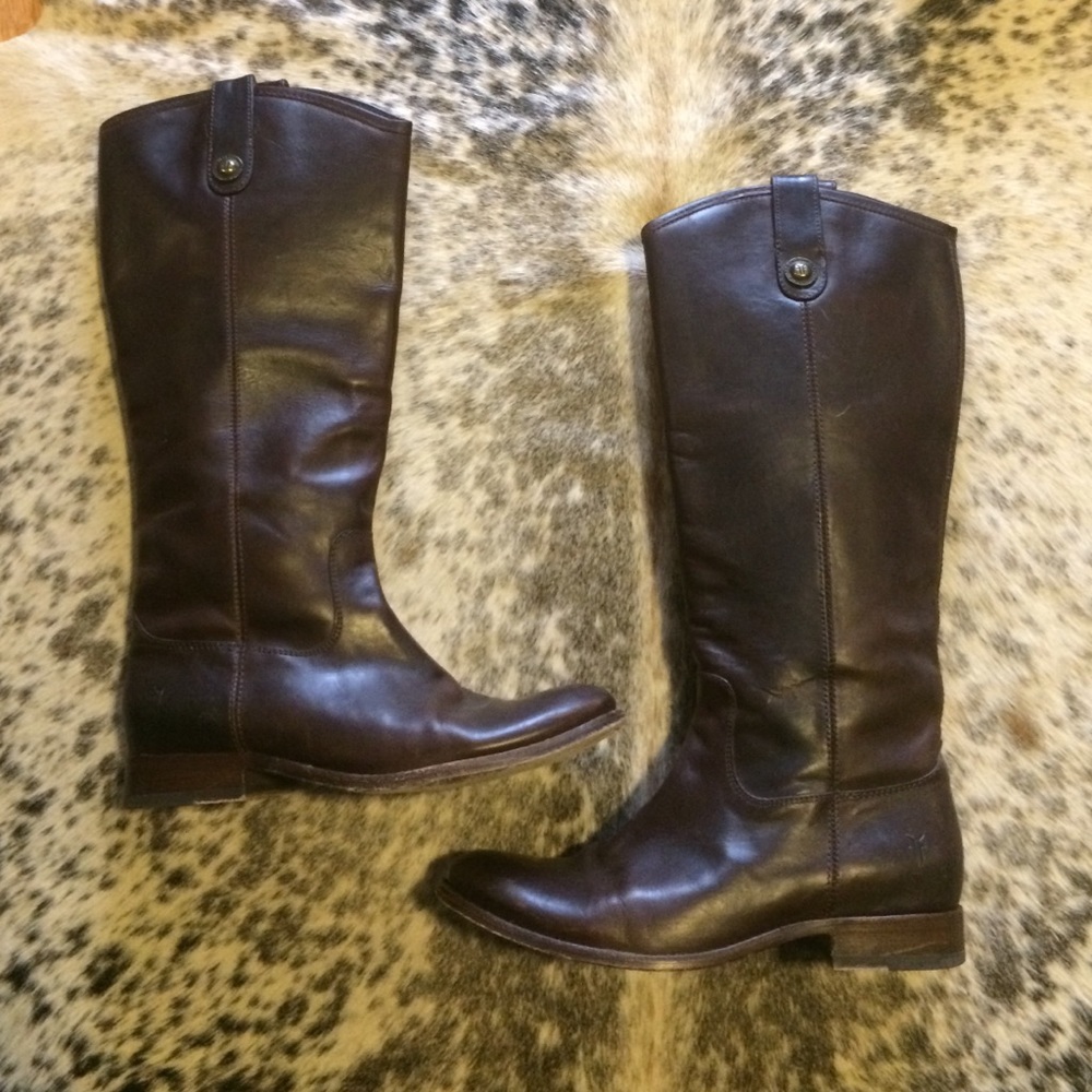 Brown Frye Melissa Riding Boot