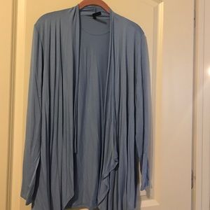 Brand New Open Front Drape Cardigan