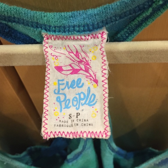 Free People tie dye razor back tank - Picture 4 of 4