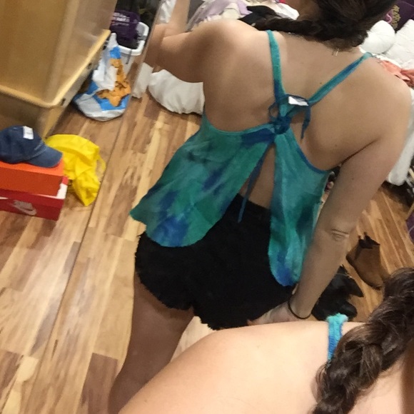 Free People tie dye razor back tank - Picture 2 of 4