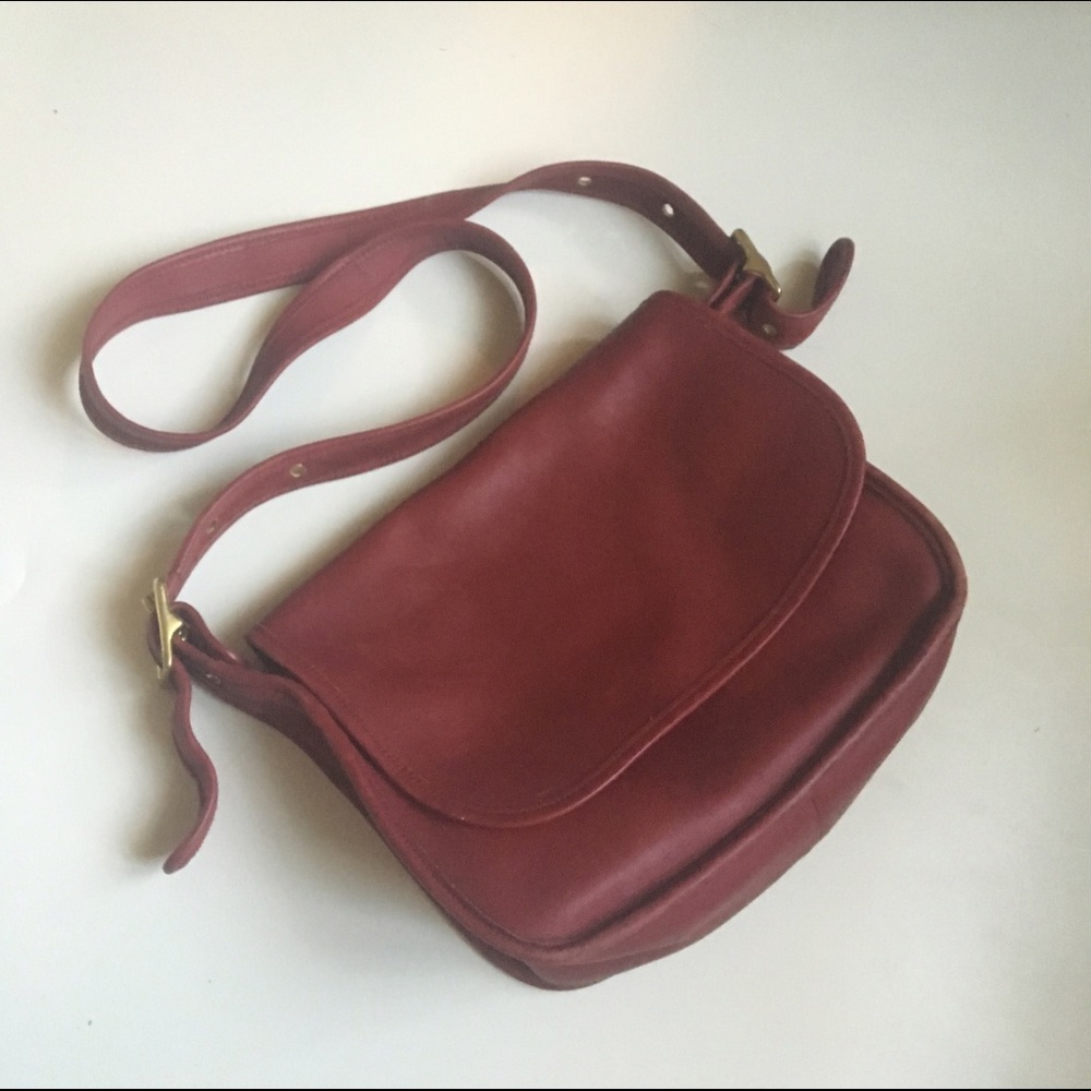 Vintage Coach Red Crossbody - Patricia