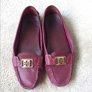 Tory Burch maroon Loafers