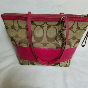 Pink Coach purse