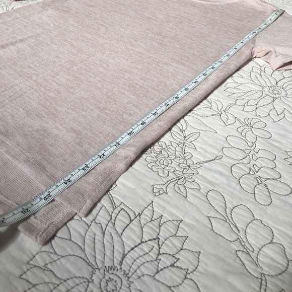 Lou & Grey Pale Blush Knit Top - M - Picture 5 of 7