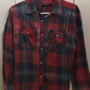 Plaid Hi-Lo Button Down