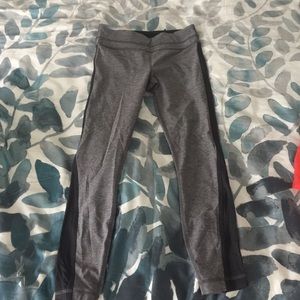 Grey and black lululemon leggings