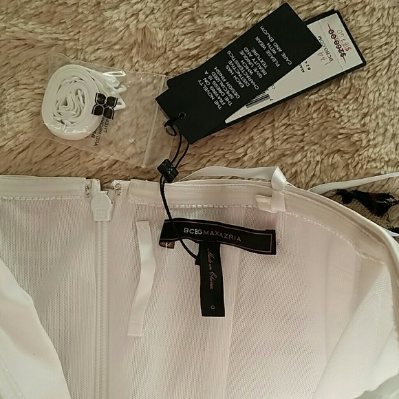 NWT BCBG Maxazria Strapless Cocktail Dress - Picture 4 of 4