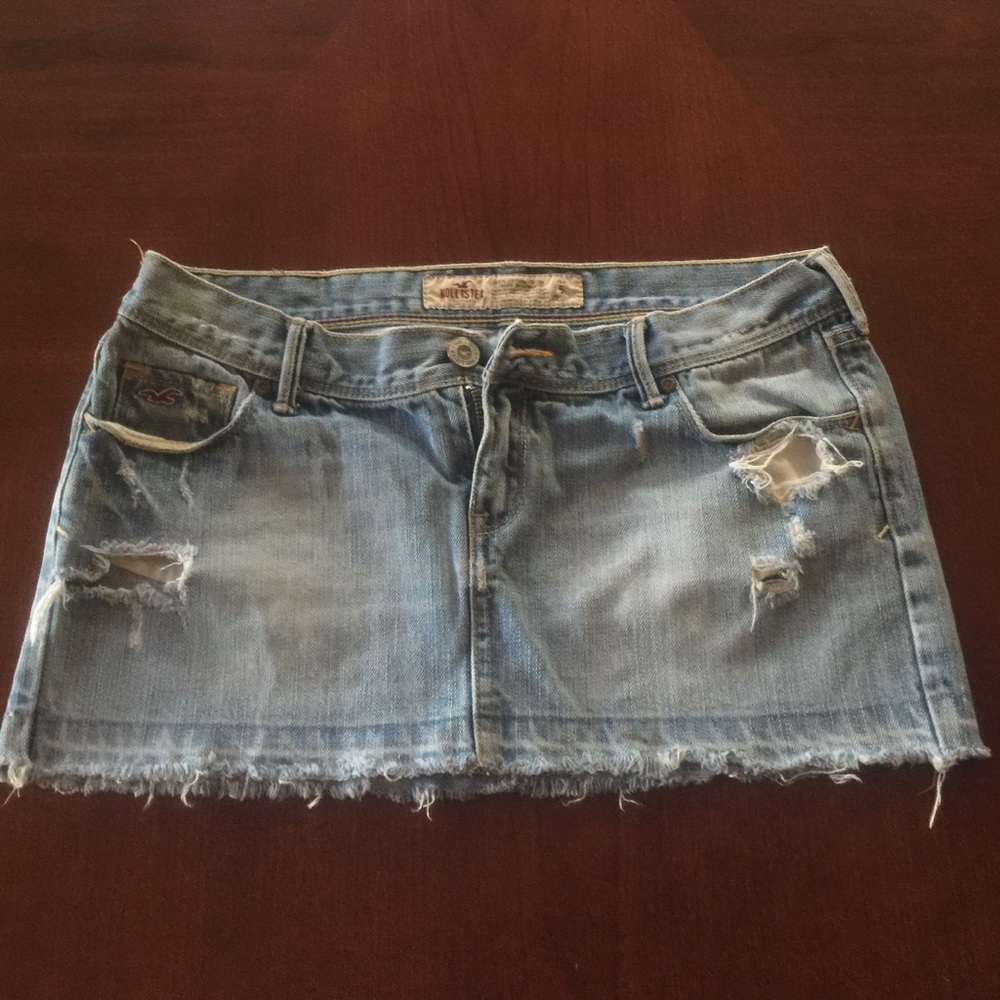 Hollister Jean skirt size 5