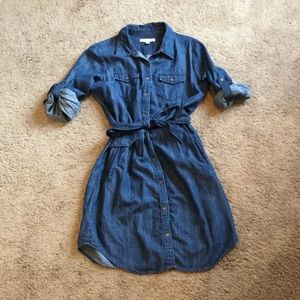 Banana Republic Chambray Shirtdress