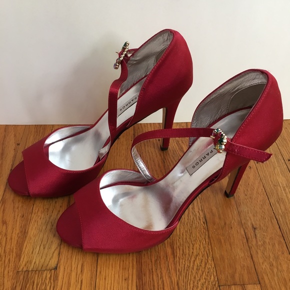 New red Caparros heels - Picture 4 of 8