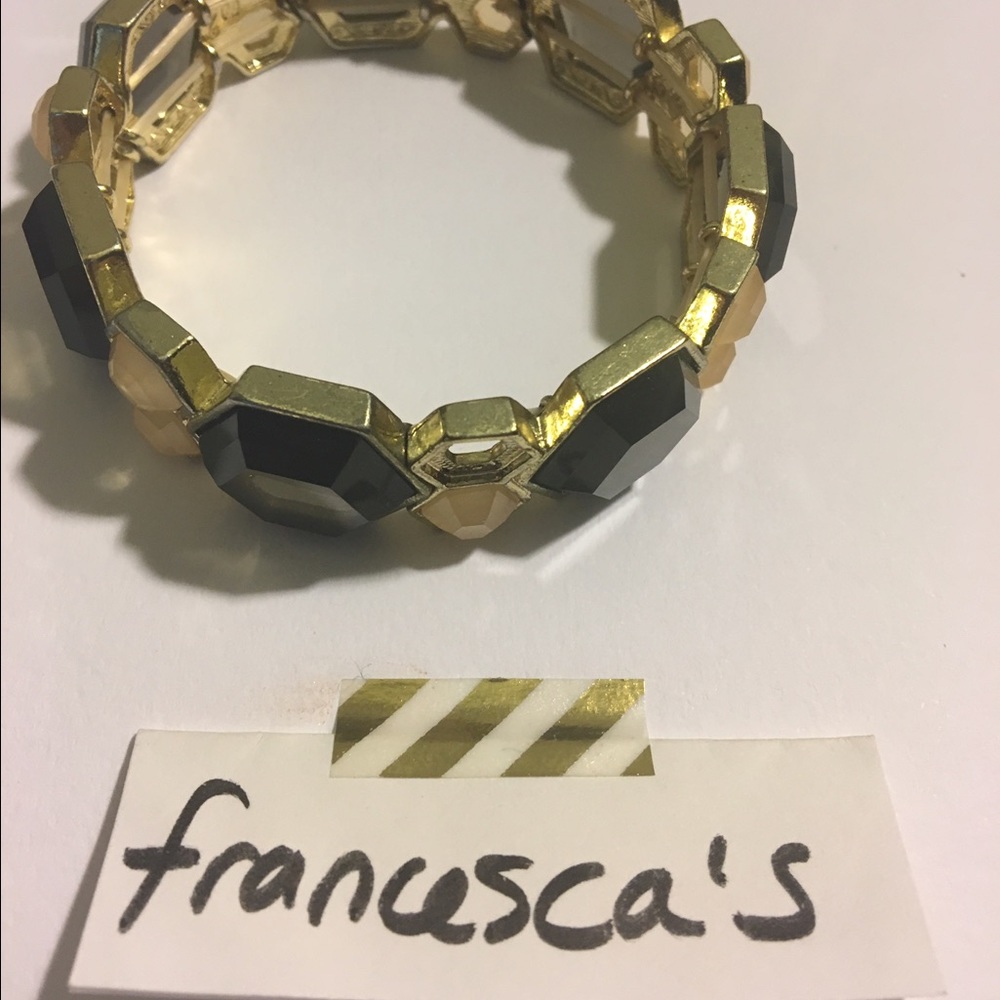 Gold and grey bracelet by Francesca