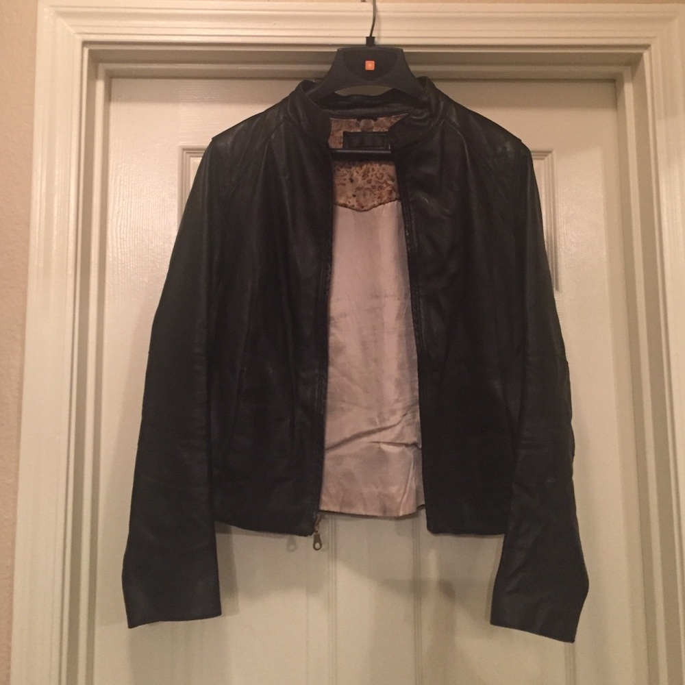 Women's leather jacket