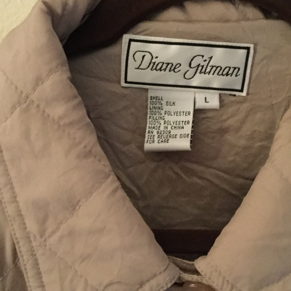 Diane Gilman silk jacket, Size  L