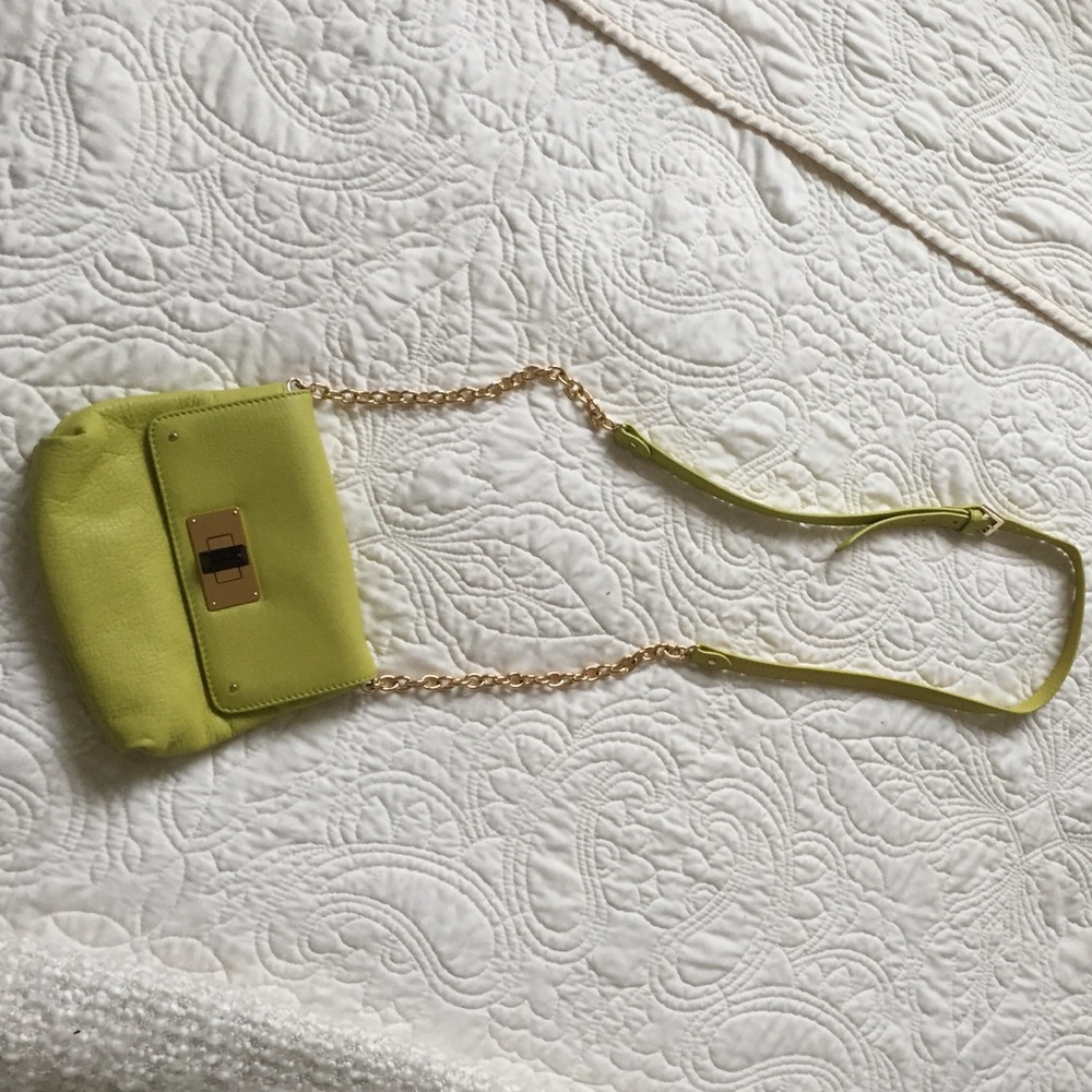 Lime green Club Monaco purse