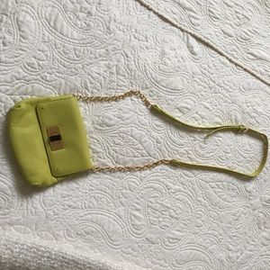 Lime green Club Monaco purse