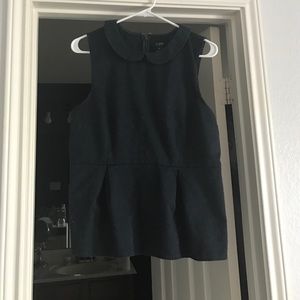 Peter Pan collar J Crew Blouse. Size 14