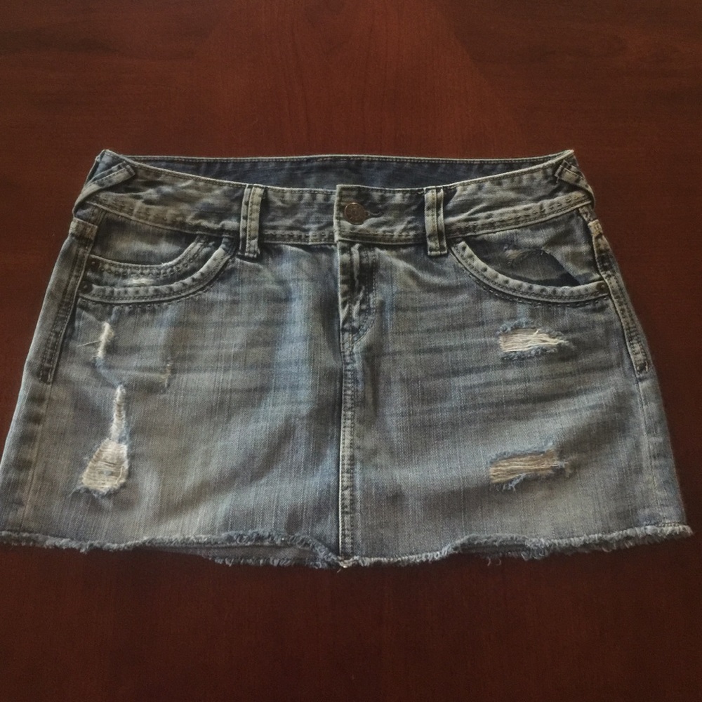 Express jean skirt