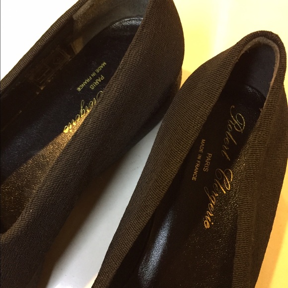 NEW ! ROBERT CLERGERIE BLK PLATFORM SHOES SIZE 9.5 - Picture 13 of 15