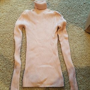 Express pink turtleneck