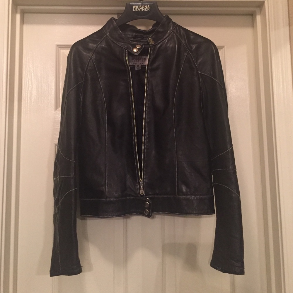 Women's leather jacket