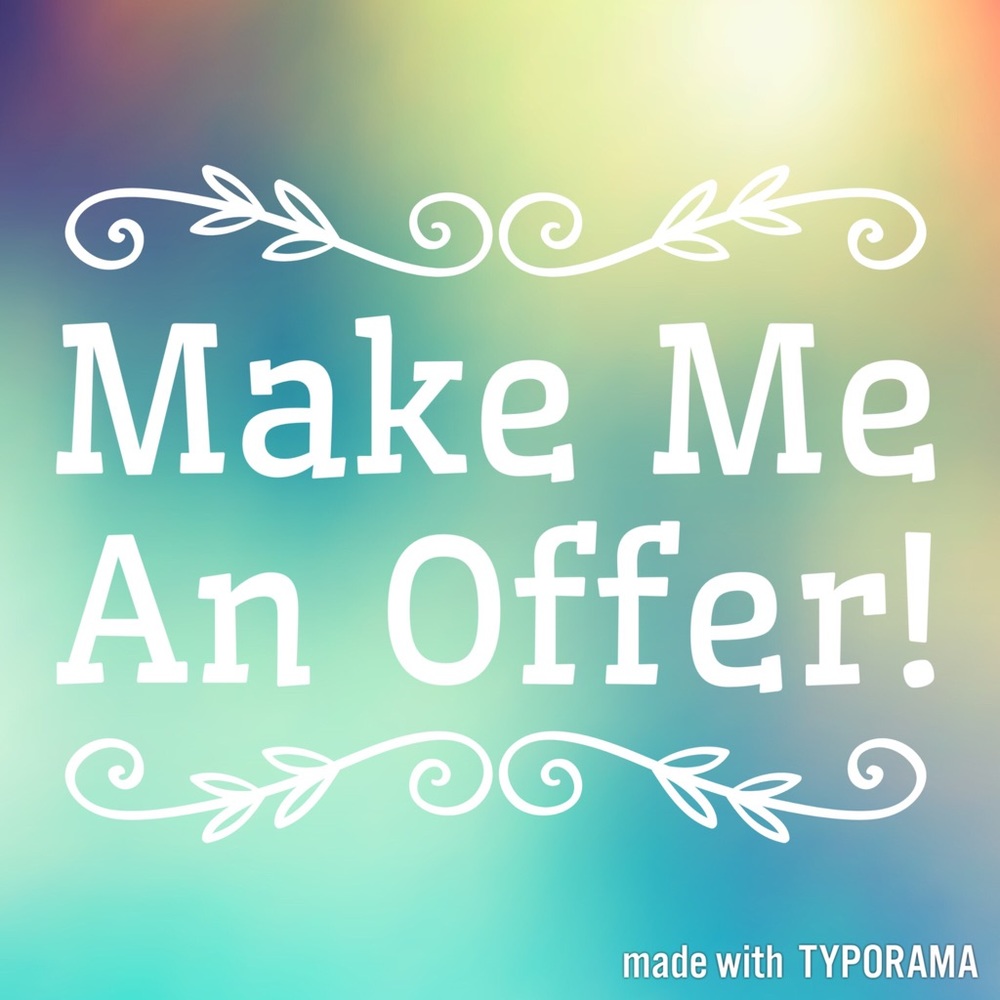 Make an offer! Accepting most!