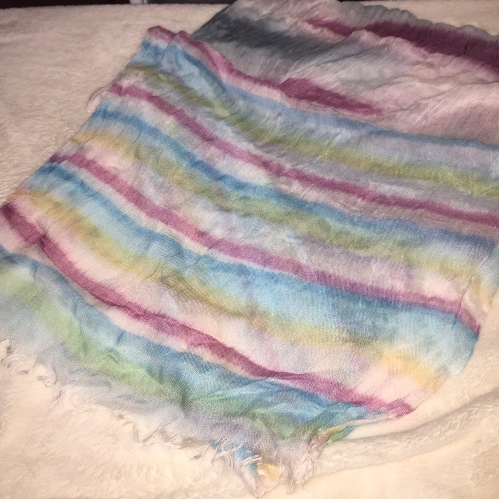 Rainbow scarf