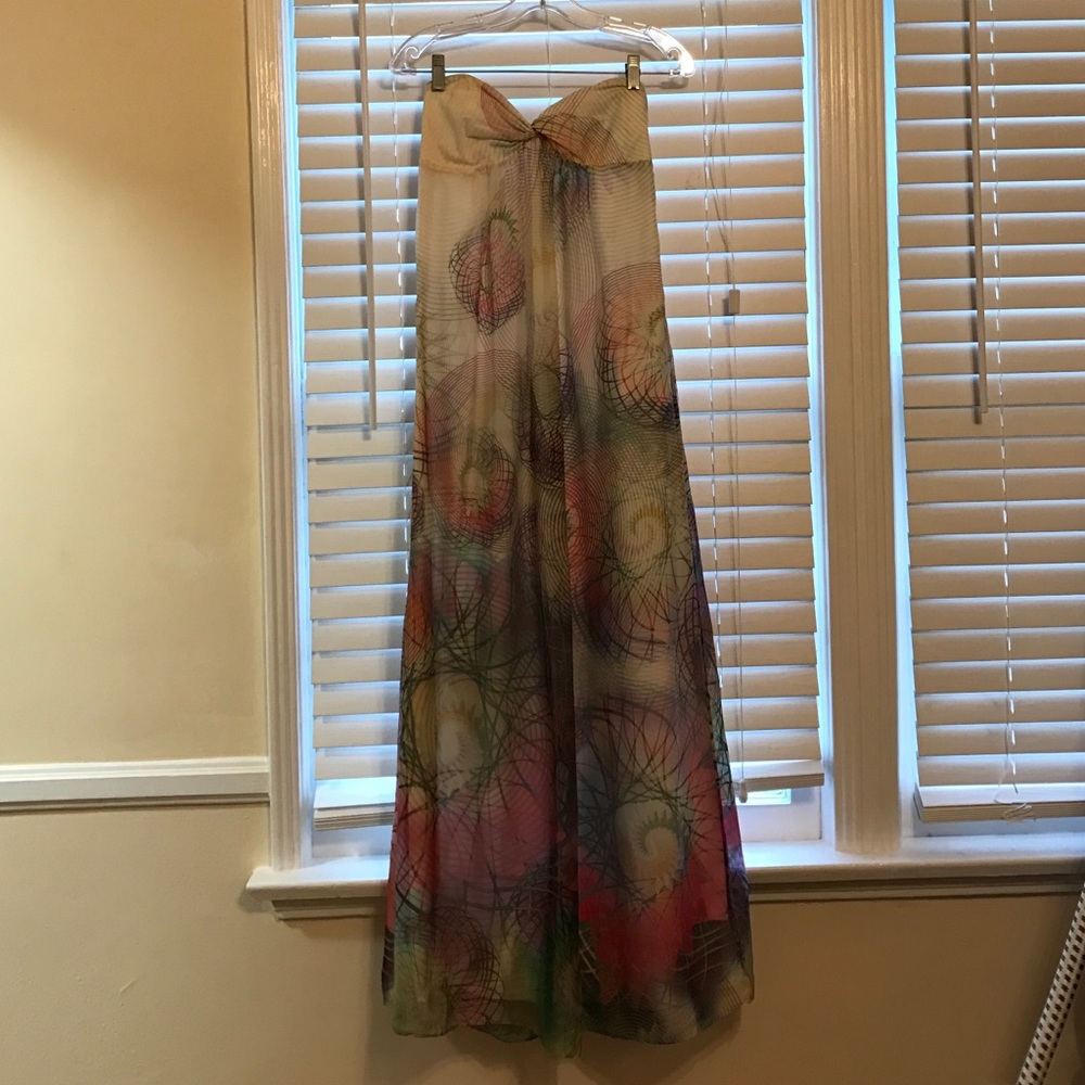 Beautiful floor length print dress