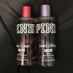PINK Body mists, x2 8.4 fl oz