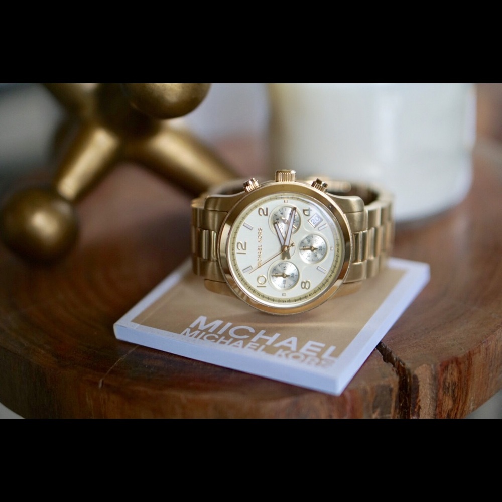 Gold Michael Kors Watch