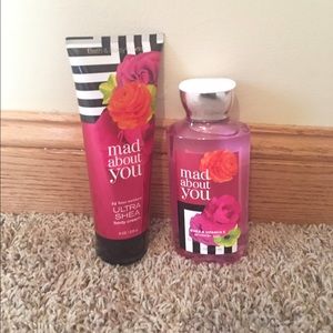 "Mad About You" body wash and lotion