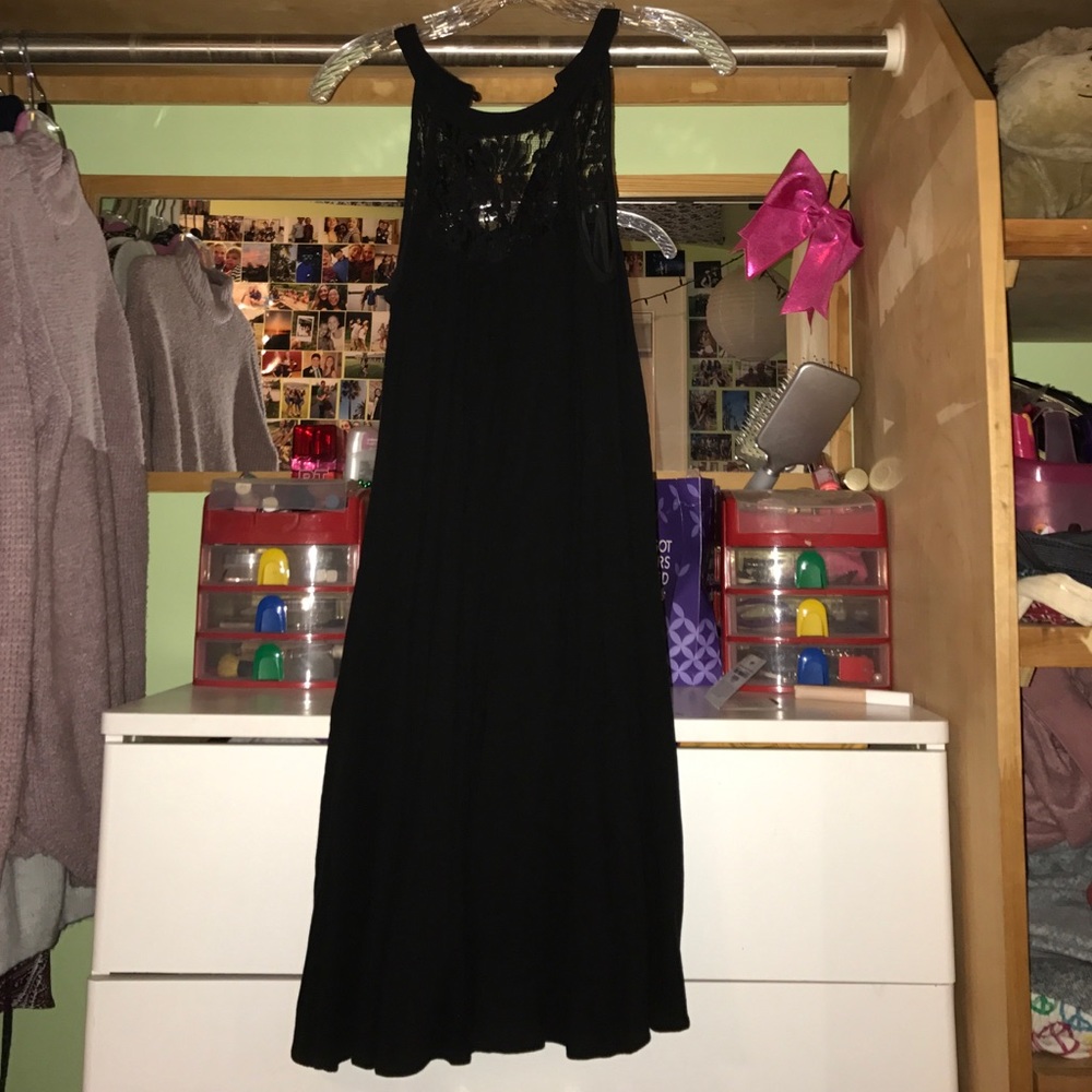 Lulu's Black Shift Dress
