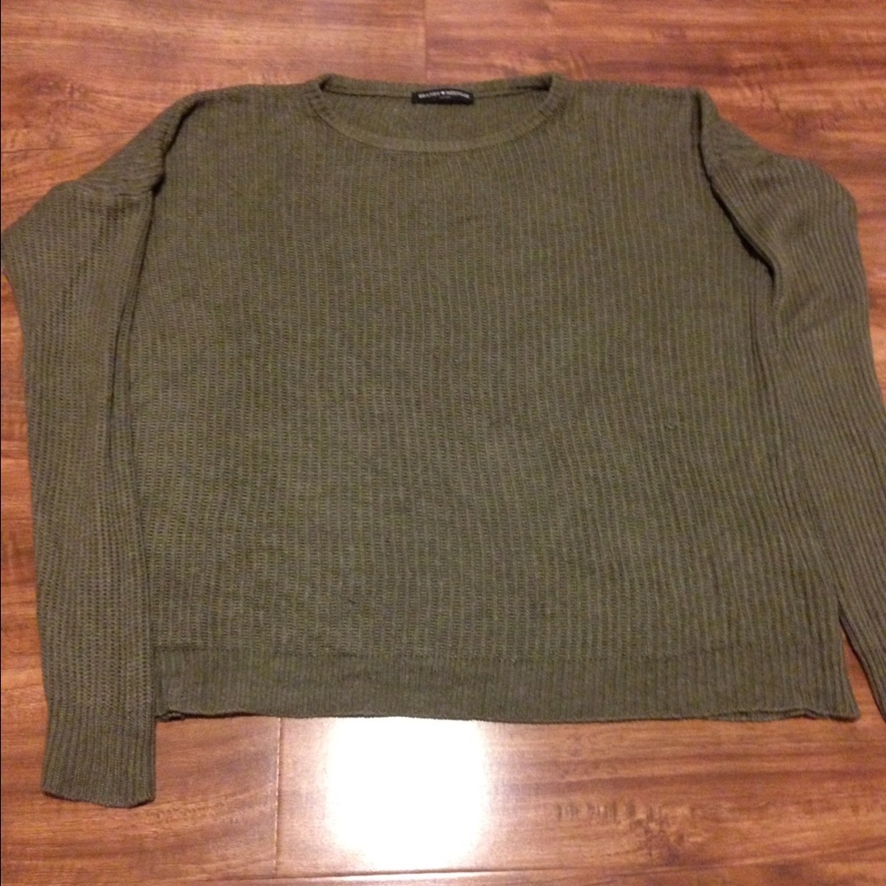 Brandy Melville Olive green Ollie sweater