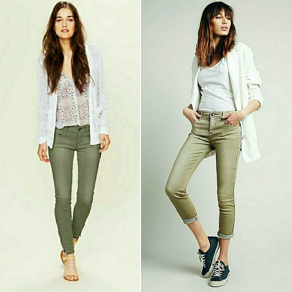 Free People Denim - ⬇Sale⬇Free People Crop Skinny Jeans