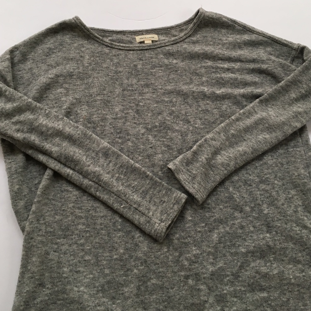 Grey UO sweater xs with chiffon bottom