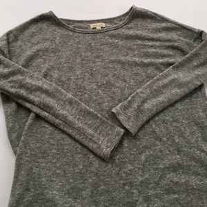 Grey UO sweater xs with chiffon bottom