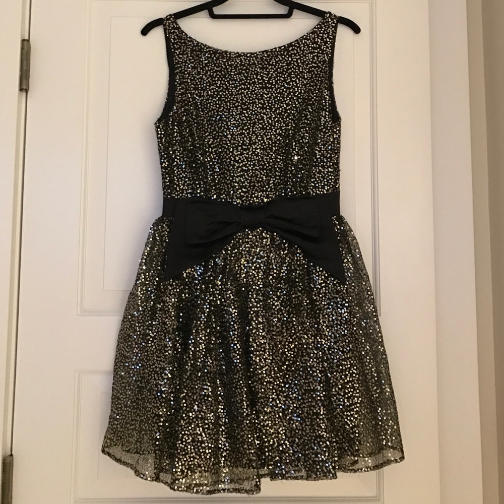 Gold Sequin Dress Sara Berman for ASOS size 4