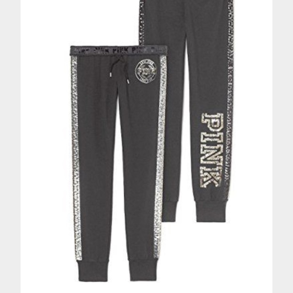 NWOT VS PINK Limited Edition Collegiate Gym Pant💖