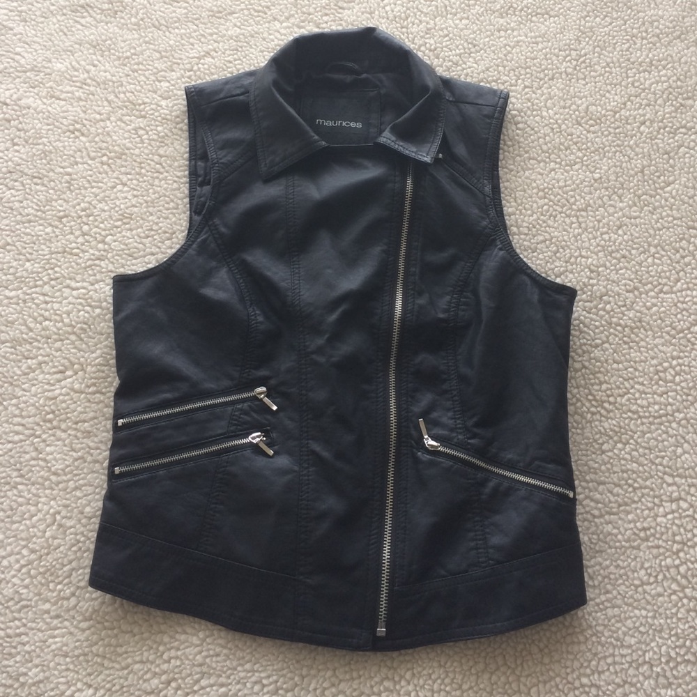 Maurices Faux Leather Vest